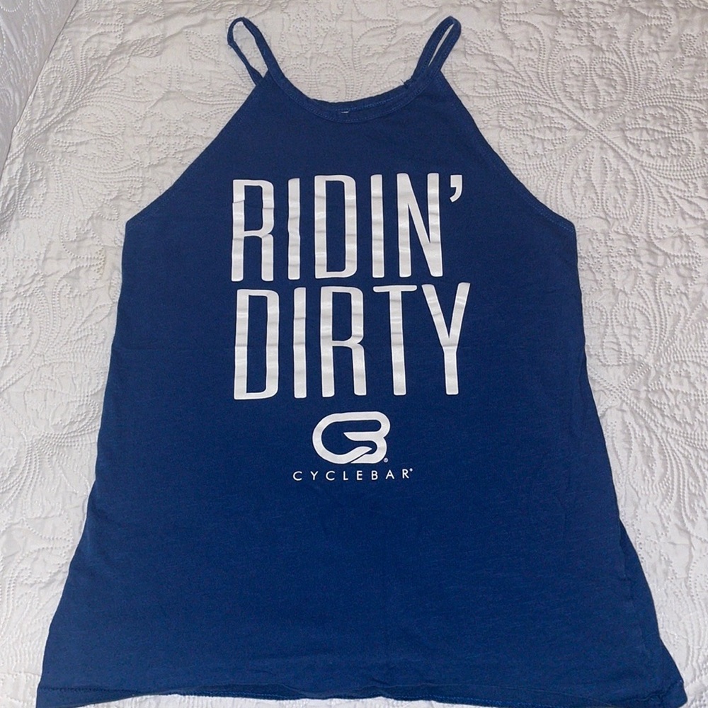 CycleBar Ridin’ Dirty Tank Top Sz M